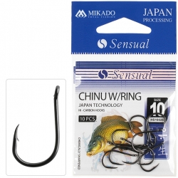 Carlige Sensual - Chinu  W/Ring   Nr. 8 Black N.    10Buc