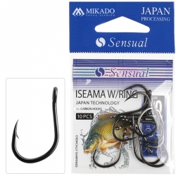 Carlige Sensual - Iseama W/Ring Nr.6 Black N.       10Buc