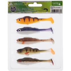 SHAD MIKADO REAL FISH 8cm/MIX  - 5buc