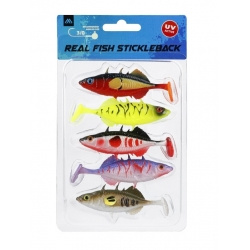 Shad Real Fish Stickleback 5Cm / Mix-5Buc